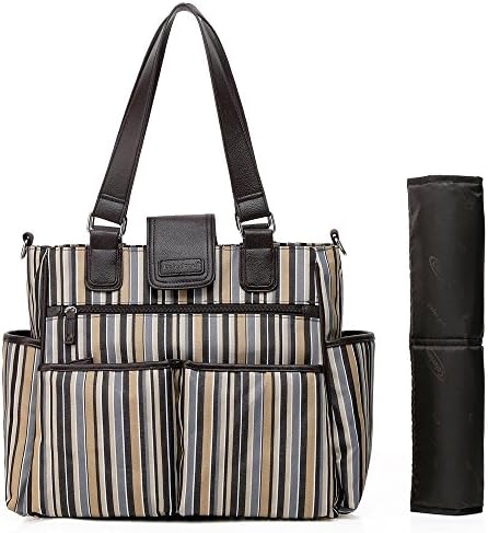 Mengma Baby Nappy Diaper Bag Insulating Shoulder Tote Bags Fit for Stroller 3Colors