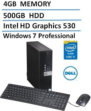 2016 Newest DELL Desktop Computer OptiPlex 3040 (1K6HP)（Intel Core i5 6th Gen 6500 3.20 GHz)，4GB Memory，500GB HDD， Windows 7 Professional 64-Bit (Includes Windows 10 Pro License)