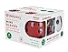 Lifefactory Wine Limited Edition Glass (4 Pack), Small, Revelry Red/Winter White