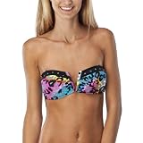 Xhilaration® Juniors Animal Print Bandeau Swim Top - Multicolor