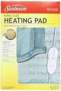 Sunbeam 938-511 King Size Heating Pad with LED Controller