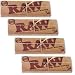 Raw Natural Unbleached 1.25 Cigarette Rolling Papers, 4 Packs Raw Natural Unbleached 1.25 Cigarette Rolling Papers, 4 Packs