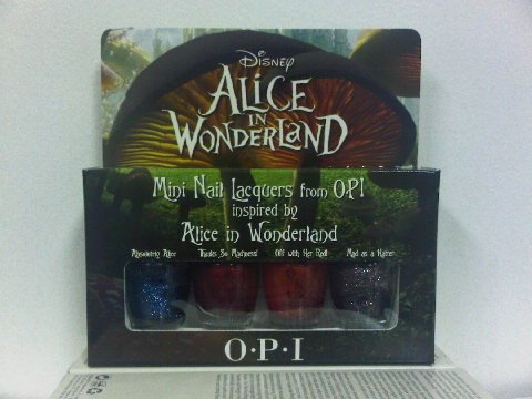 OPI Alice In Wonderland Mini Nail Lacquer Set