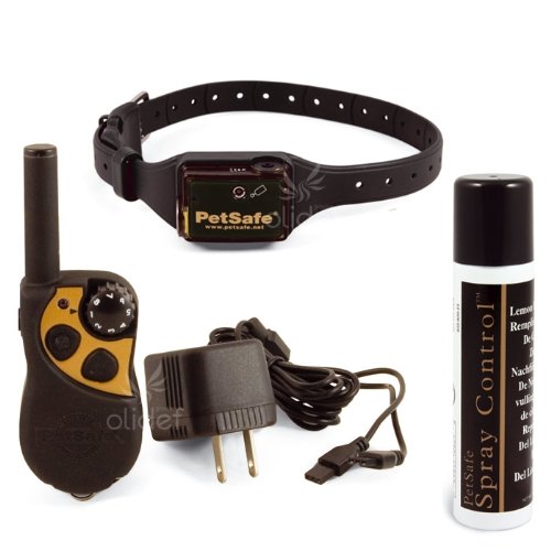 PetSafe - 2107 - Collier de dressage anti-aboiement - Avec signal sonore - Noir - 21-71 cm