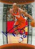 Keith Bogans Autographed/Hand Signed Basketball Card (Charlotte Bobcats) 2004 Upper Deck #9