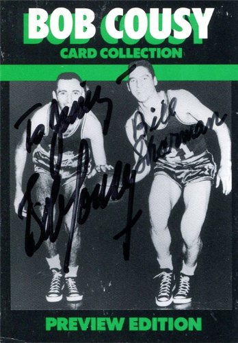 Bob Cousy & Bill Sharman Autographed/Hand Signed 1992 Cousy Collection Card