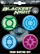 Green Lantern Blackest Night Good 4 Piece Button Set