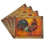 Benson Mills Cork Placemats, Rooster Pride, Set of 4
