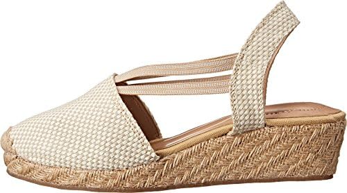 Fitzwell Women's Clair Natural Weave Sandal 9 W
