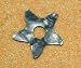 Susis Fashion Shop Wechselring Acryl-Scheibe Sternform Silber