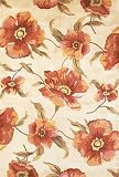 7'9 x 10'6 KAS Catalina Poppies - 766 Ivory Rectangular