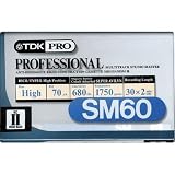 TDK PRO SM60 Professional High Bias Audio Tape (60 min)