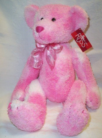 51fGwRyEGAL Russ Pink Teddy Bear