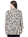 Chicwe Women's Waterfall Front Plus Size Jacket Blazer