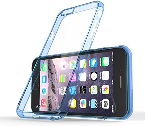 QuGi® iphone 6 Case Air Cushioned Transparent Hybrid Bumper Case for the Apple iPhone 6 (4.7in) ●Crystal Clear "Liquid Skin" Smartphone Accessory ●Ultra Slim Cell Phone Protection That Increases Grip To Prevent Drops &amp; Slips ●Made With Anti-Scratch TPU Technology