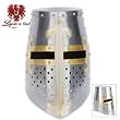 Crusader Helmet with Brass Fittings
