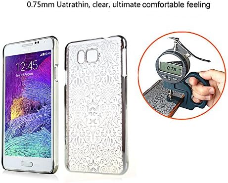 Baseus [Elegance Series] Ultra Slim [0.75 mm] Classic European Pattern Design Bumper Case Cover Shell for Samsung Galaxy Alpha / SM-G850 Sliver