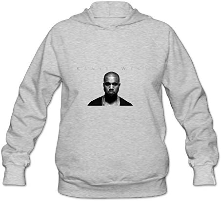 Kanye West The Saint Pablo Tour Poster Hooded Sweatshirt For Women Ash