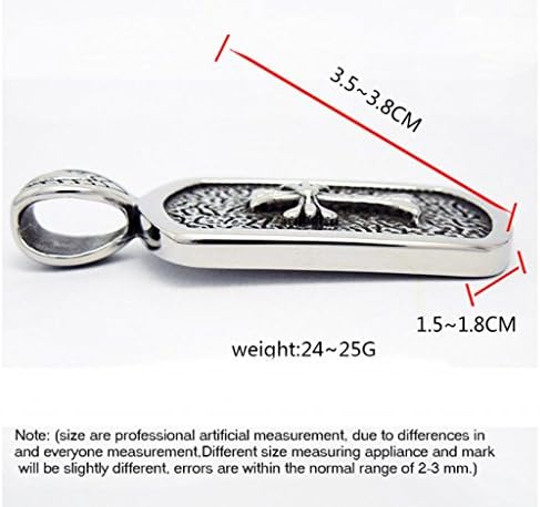 Stainless Steel Fashion Pendant Men's Necklace European Vintage Cross Never Fade Polishing