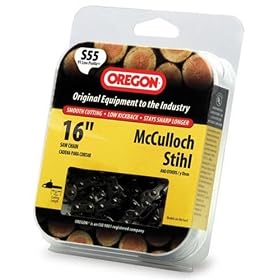 Oregon 16-Inch Semi Chisel Chain Saw Chain Fits McCulloch, Stihl #S55 from Chain Saws
