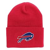 NFL Men's End Zone Cuffed Knit Hat - K010Z (Buffalo Bills, One Size Fits All)