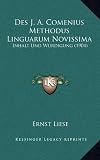 Produkt-Bild: Des J. A. Comenius Methodus Linguarum Novissima: Inhalt Und Wurdigung (1904)
