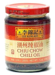 Lee Kum Kee Chiu Chow Chili Oil, 7.2-Ounce Jars (Pack of 4)