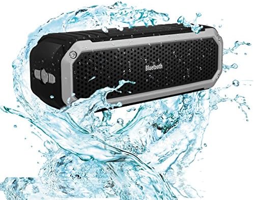 C26 Wireless Bluetooth Speaker Waterproof Portable Wireless Speaker Bluetooth 4.0 10W with Flashlight for Outdoor Sports,12-Hour Playtime with Enhanced Bass Build in Microphone for Handfree Phone Call