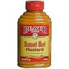 Beaver Brand Sweet Hot Mustard, 13-Ounce Squeezable Bottles (Pack of 6)