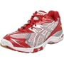 ASICS Women's GEL-Volleycross 2 Volleyball Shoe,White/Red/Silver,13 M