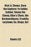 Nick JR. Shows: Dora the Explorer, Yo Gabba Gabba!, Shaun the Sheep, Blue's Clues, the Backyardigans, Franklin, Lazytown, Go, Diego, G