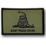 Gadsden Don't Tread On Me Tactical Patch - Olive Drab by Gadsden and Culpeper