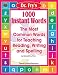 Books : 1000 Instant Words: The Most Common Words for Teaching Reading, Writing and Spelling