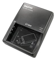 Sanyo VAR-L50U Compact Battery Charger for Sanyo DB-L50AU Lithium-Ion Battery