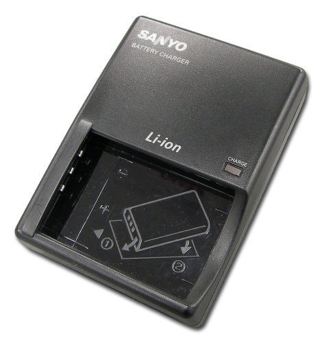 Sanyo VAR-L50U Compact Battery Charger for Sanyo DB-L50AU Lithium-Ion Battery