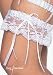 Satin Lace Garter With Rose Bow