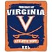 Virginia Cavaliers College Style 50x 60 Imprint Micro Raschel Blanket/Throw - NCAA College Athletics