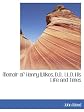 Memoir of Henry Wilkes, D.D., LL.D. His Life and Times (Large Print Edition)