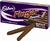 Cadbury Milk Chocolate Fingers, 4.4-Ounce Packages (Pack of 6)