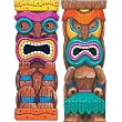 Tiki Island Idol 65in Scene Setter Add-Ons 2ct
