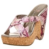 Paris Hilton Women's Fever Wedge Sandal