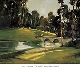 9Th Tee by Ted Goerschner. Art Print Poster 23.5 inches width by 19.75 inches height. Highest Quality Art Poster Print