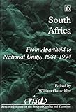 South Africa : from apartheid to national unity, 1981-1994