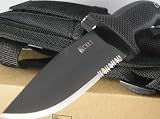 Columbia River Knife and Tool's Tactical Military SOTFB M60-14PK Clip Point AUS8 Blade Knife + Tactical Sheath