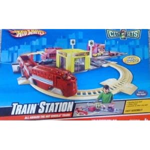 Hot Wheels Train Station Exclusive by Mattel