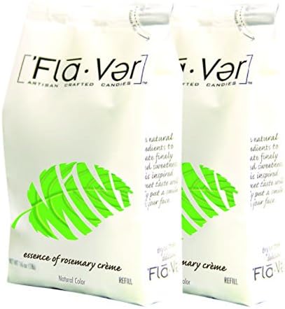Flaver Artisan Crafted Mints / Candies - 1lb Bag Refill, Mint - Pack of 2