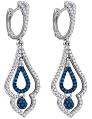 0.50CTW-DIA MICRO-PAVE EARRING