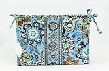 Vera Bradley Large Bow Cosmetic Bag Bali Blue