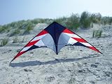 HQ Sporttrickdrachen Falcon Rot-Weiss
