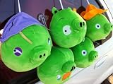 Angry Birds-set of 5 Iphone game angry birds pigs soft plush toy(cute)